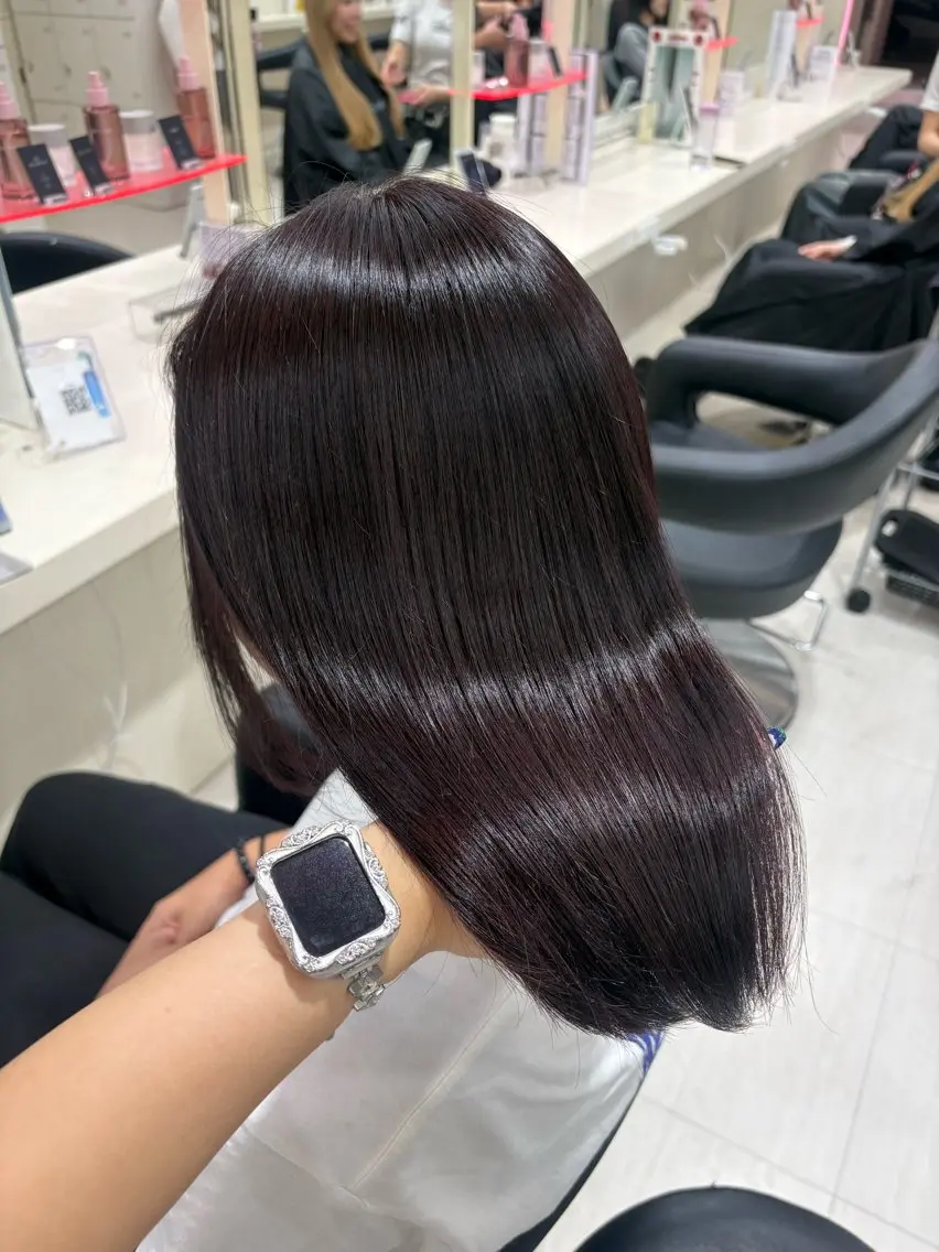 ロング カラー ヘアアレンジ ヘアカラー 💟RINNA 艶カラー💟のヘアスタイル