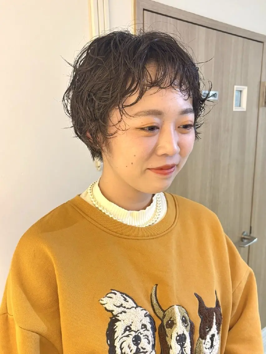 ショート パーマ ショートヘア coii コイ【原宿/表参道】のヘアスタイル