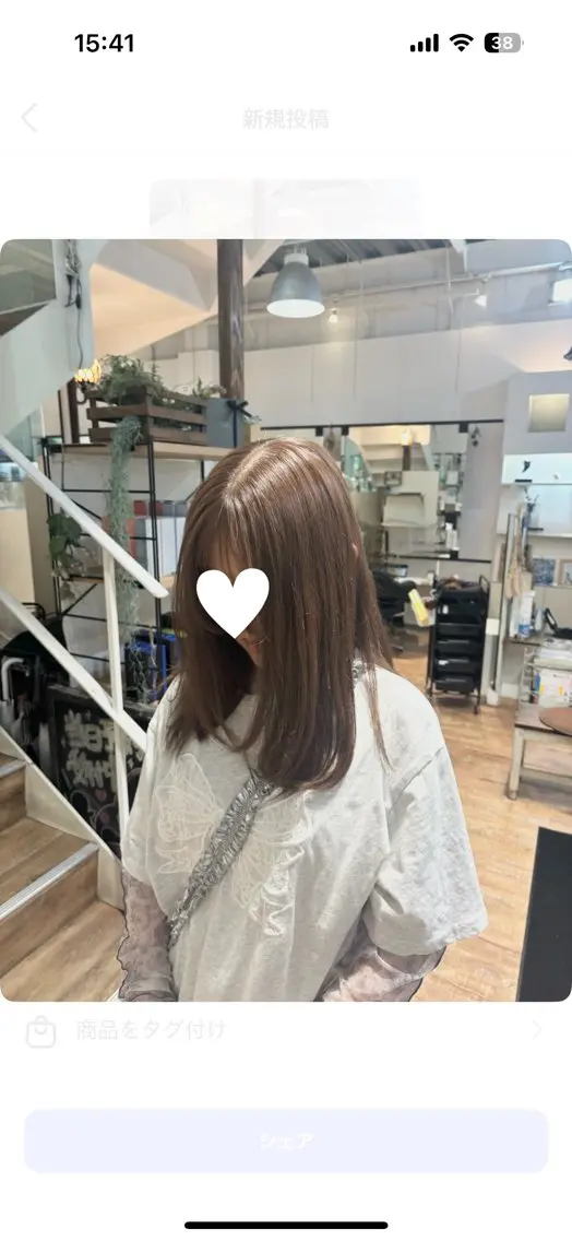 カラー Hip's eyes meiのヘアスタイル