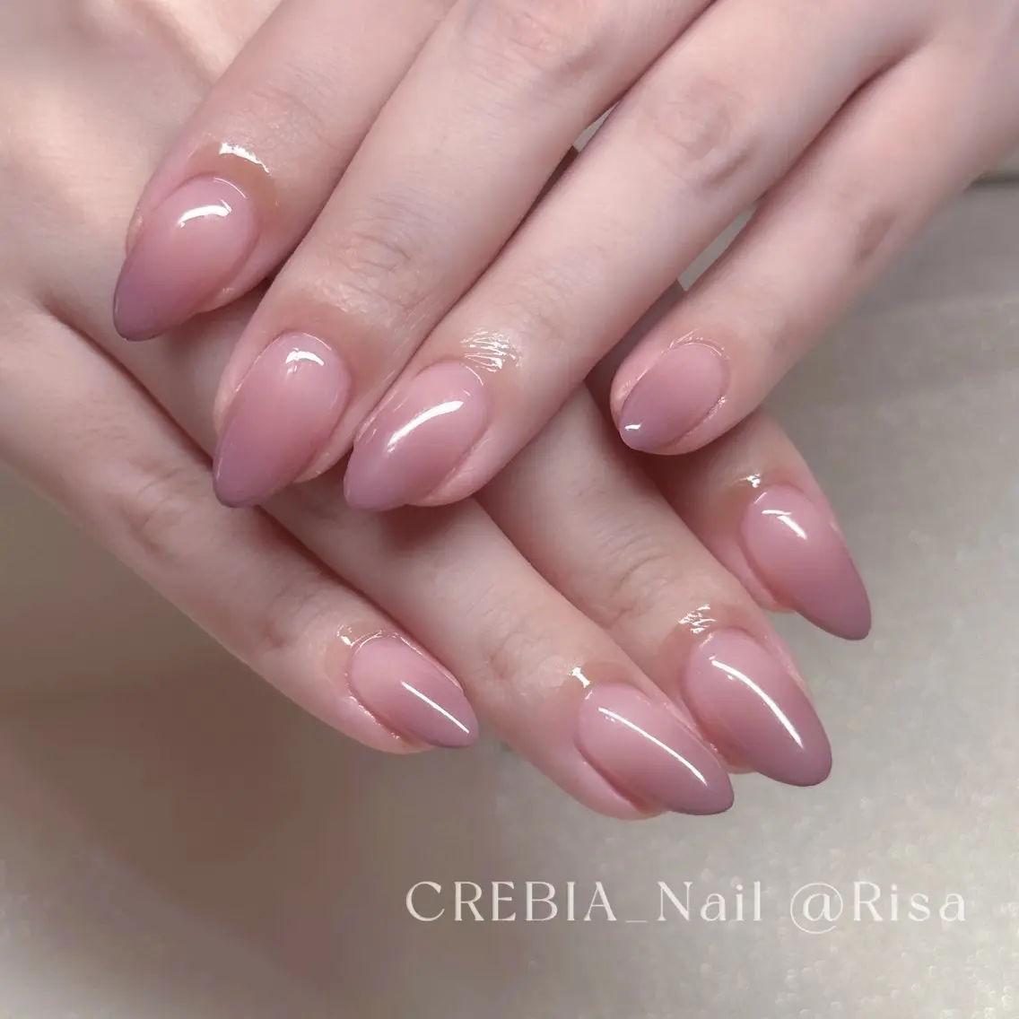 ネイル グラデーション ハンドネイル CREBIA Nailのネイルデザイン