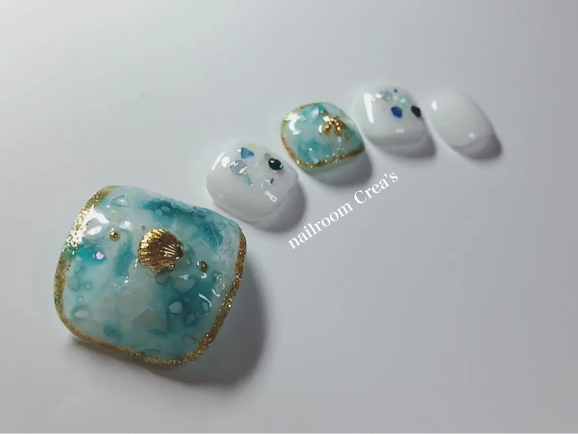 ネイル フットネイル nailroom Crea'sのネイルデザイン