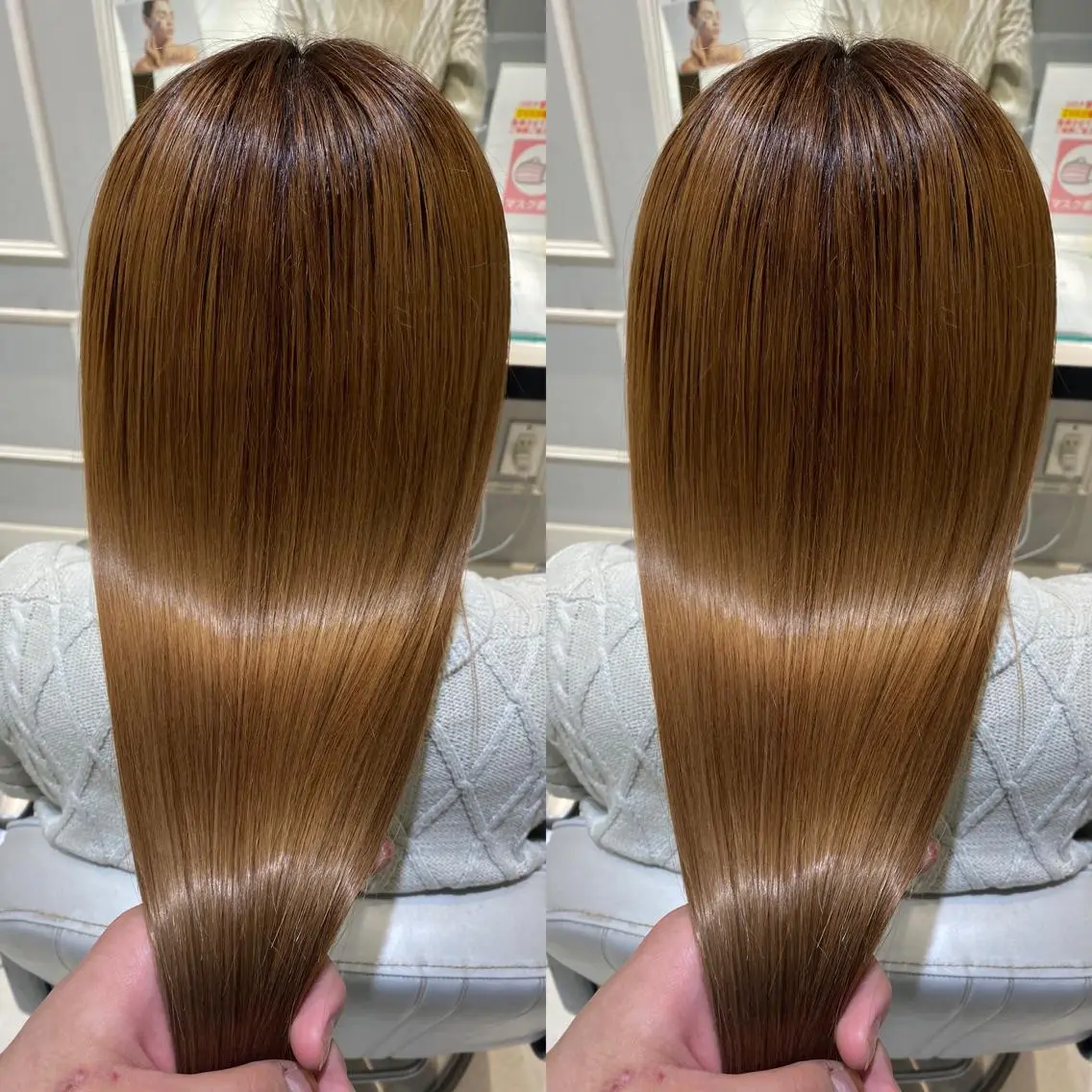 ロング 美髪矯正透明感カラー 江川 和輝のヘアスタイル