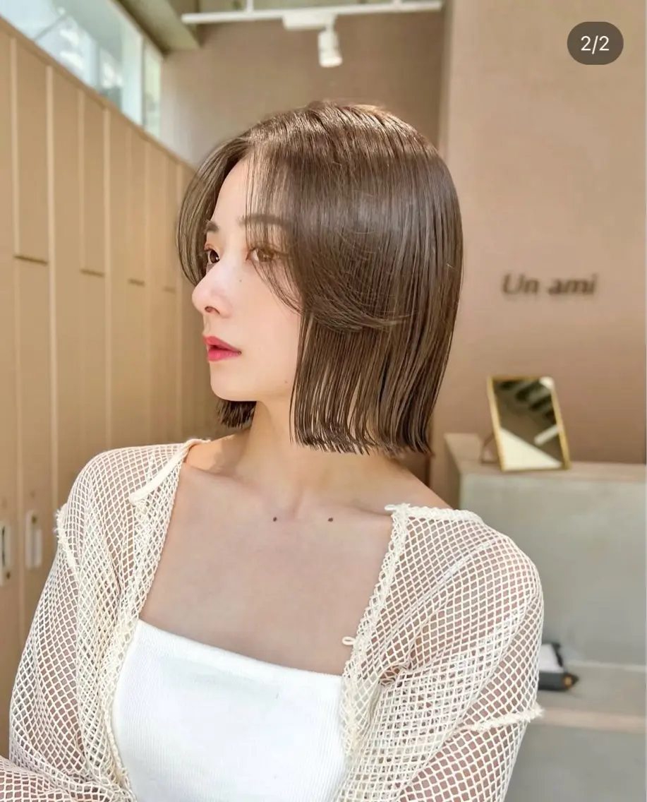 ショート ボブ ミディアムヘア Chifumiのヘアスタイル