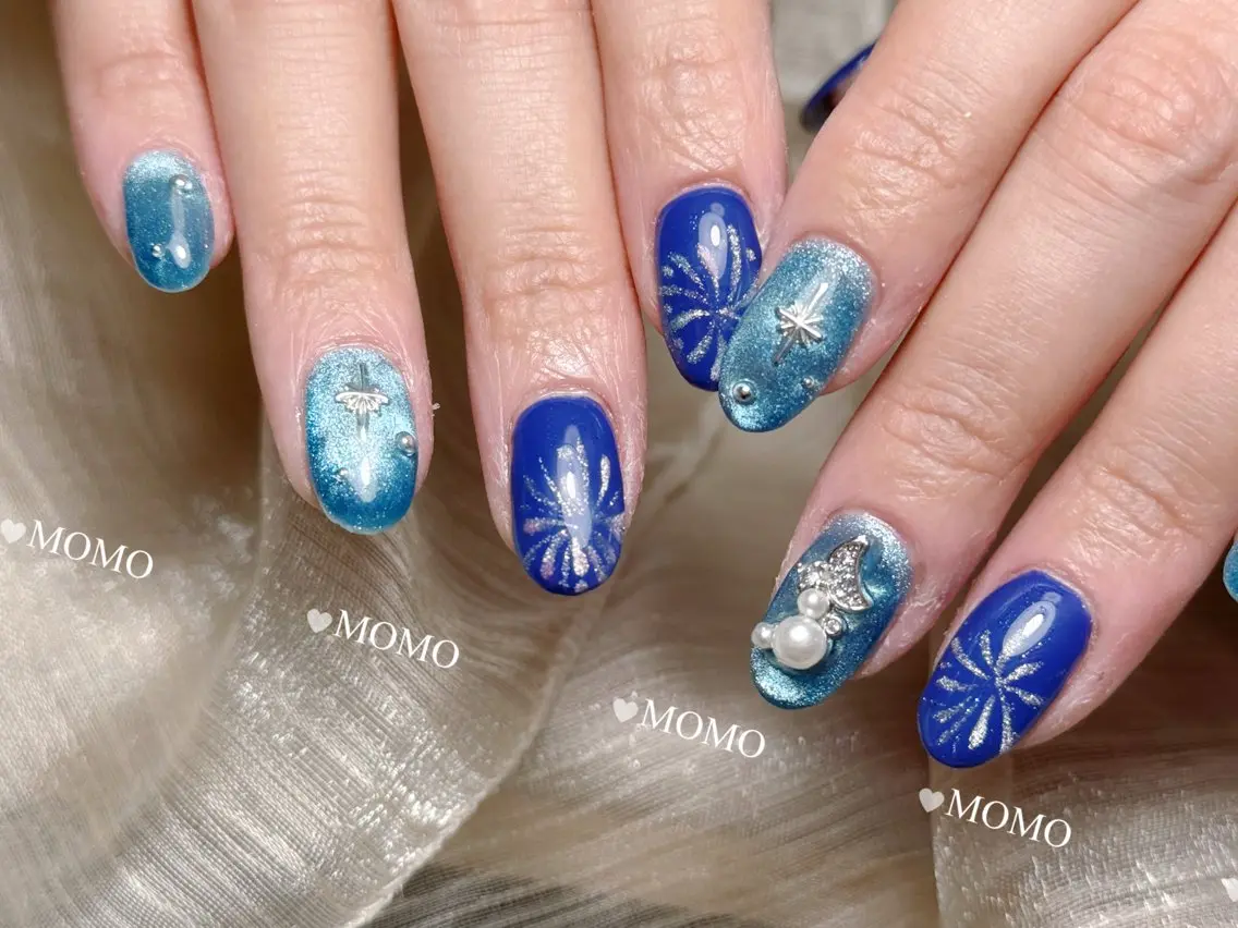 ネイル ニュアンスネイル ワンホンネイル NIITSU YUNAのネイルデザイン