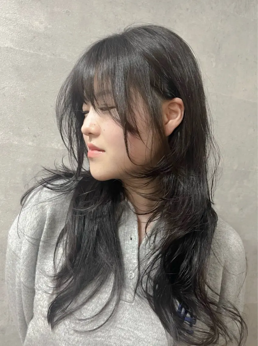 ロング カット ヘアカラー Grow by NYNY 田代 紀恵のヘアスタイル