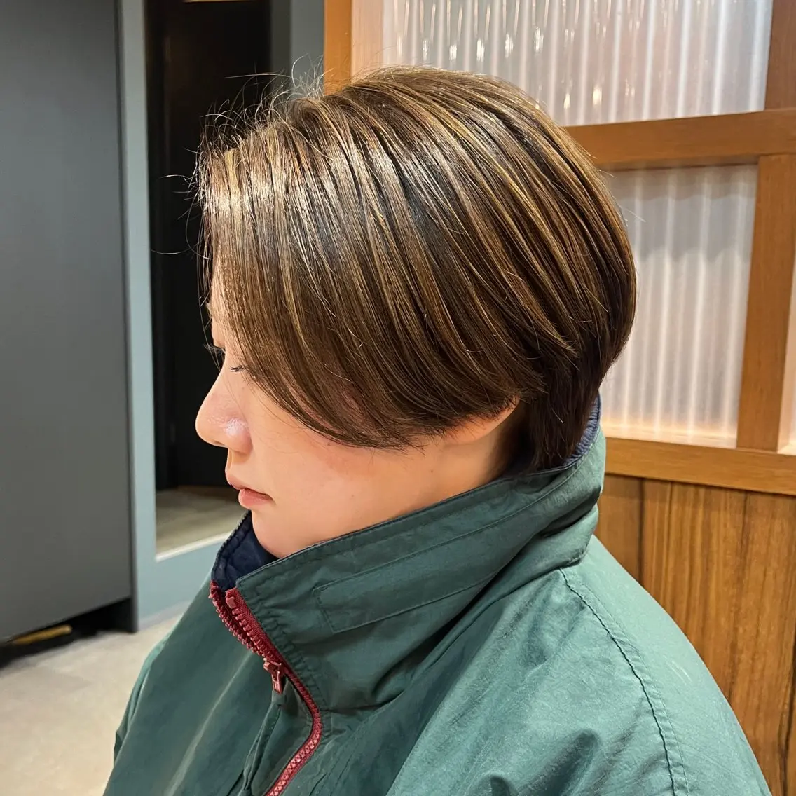 ショート カット ヘアカラー satone 🩵のヘアスタイル
