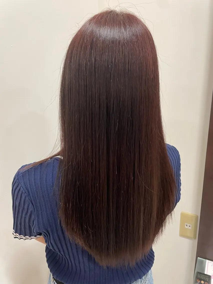 ロング カラー イマムラ ナナのヘアスタイル