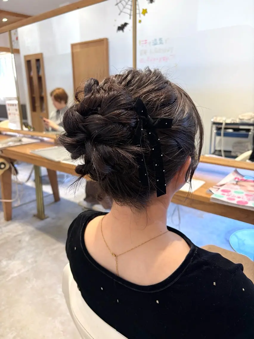 ヘアアレンジ ボブ ヘアセット fulam － KAEDEのヘアスタイル