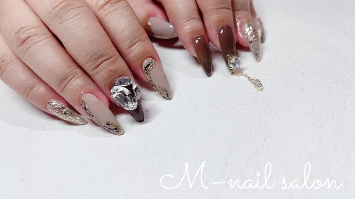ネイル スカルプネイル M_ nail salonのネイルデザイン