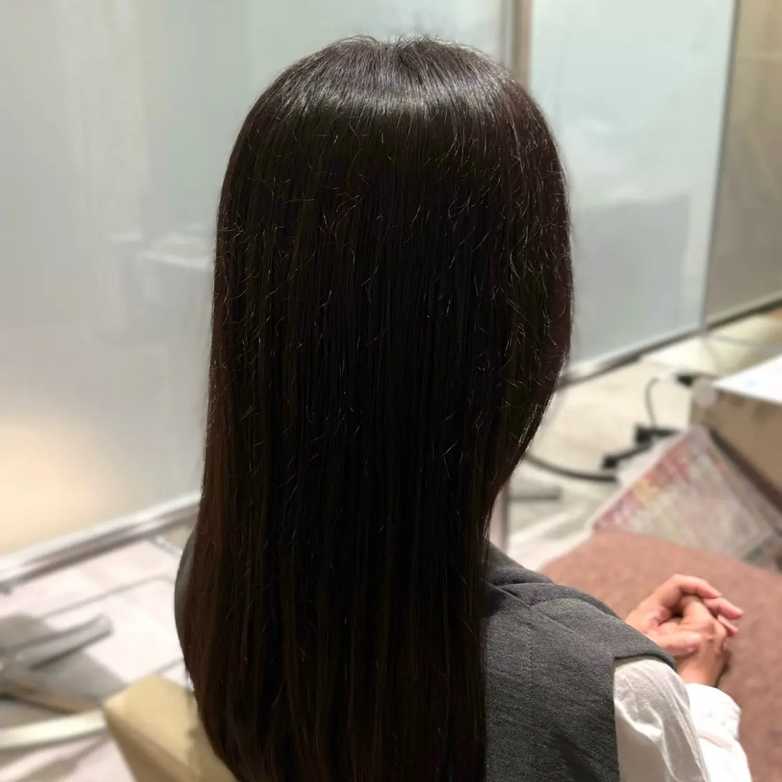 ロング ヘアカラー 福田 望実のヘアスタイル