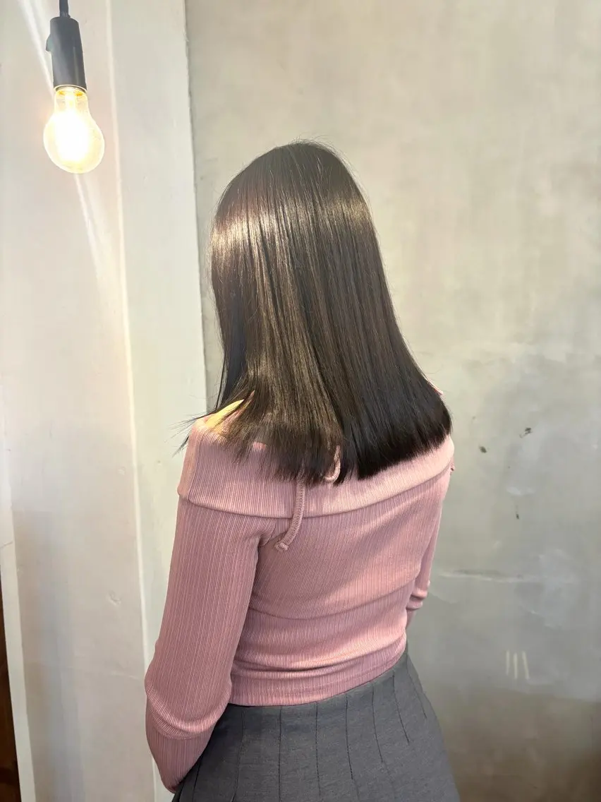 【10​〜​20代限定】カット＋透明感カラー💕の写真