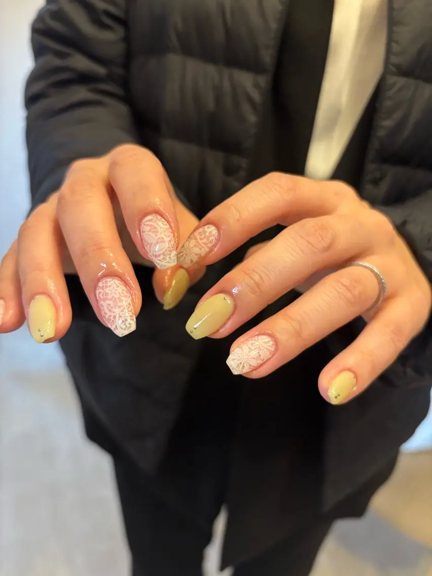 レースネイル🩰🦢オフ込み¥5900の写真