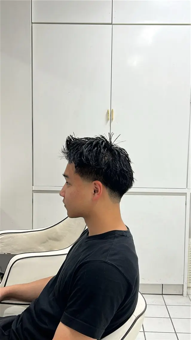 メンズ フェードカット 川津 由優暉のヘアスタイル