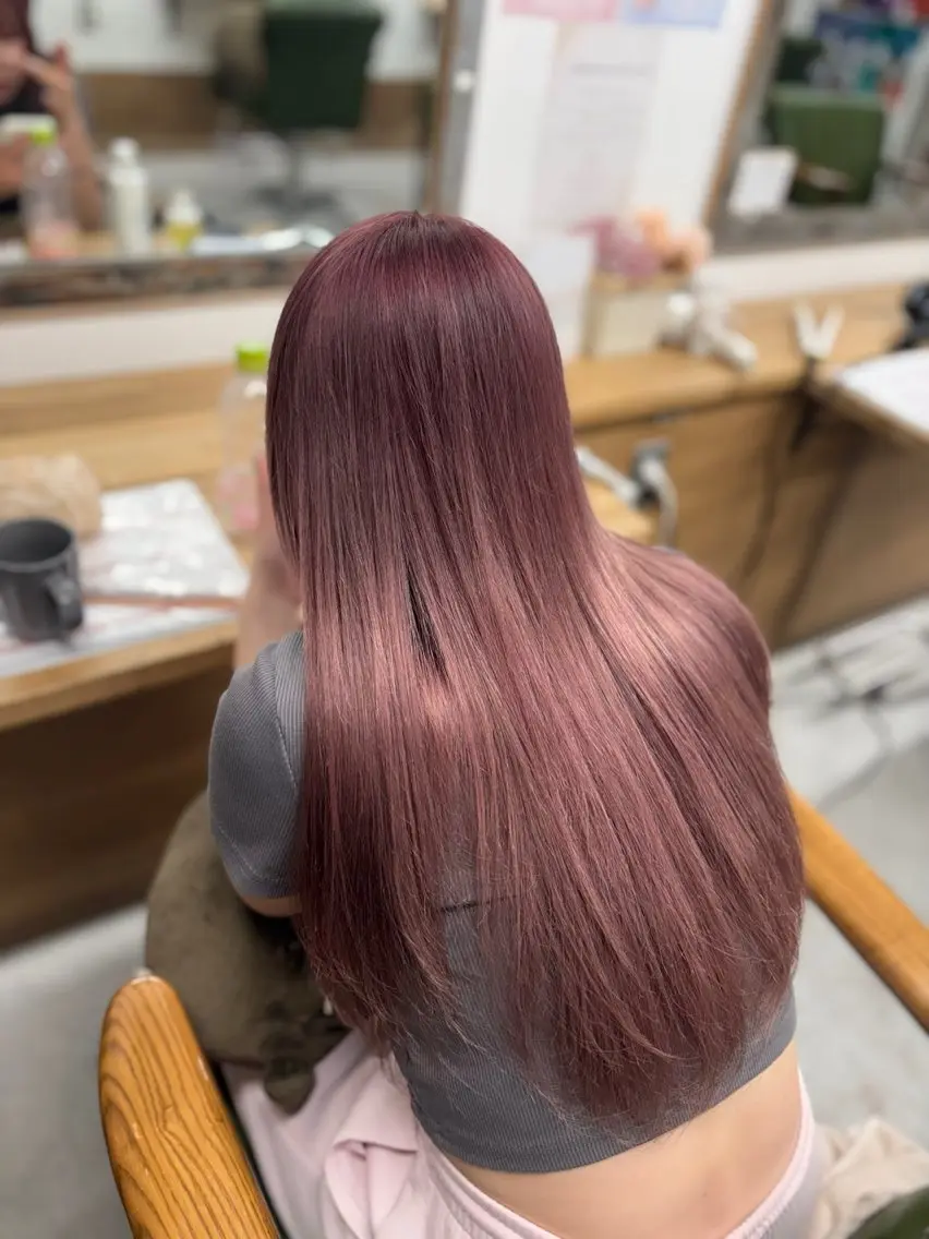 ロング カット ヘアカラー トリートメント MAI 🎀のヘアスタイル