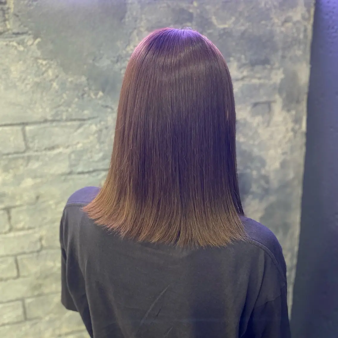 セミロング カラー ショートカットモデル 募集💜SHIN💜のヘアスタイル