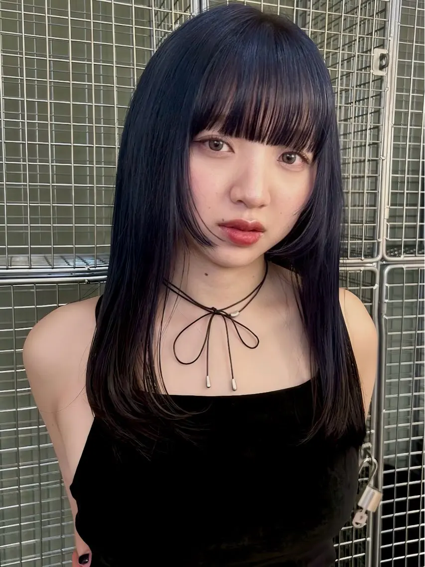 ロング カットモデル募集 トモカのヘアスタイル