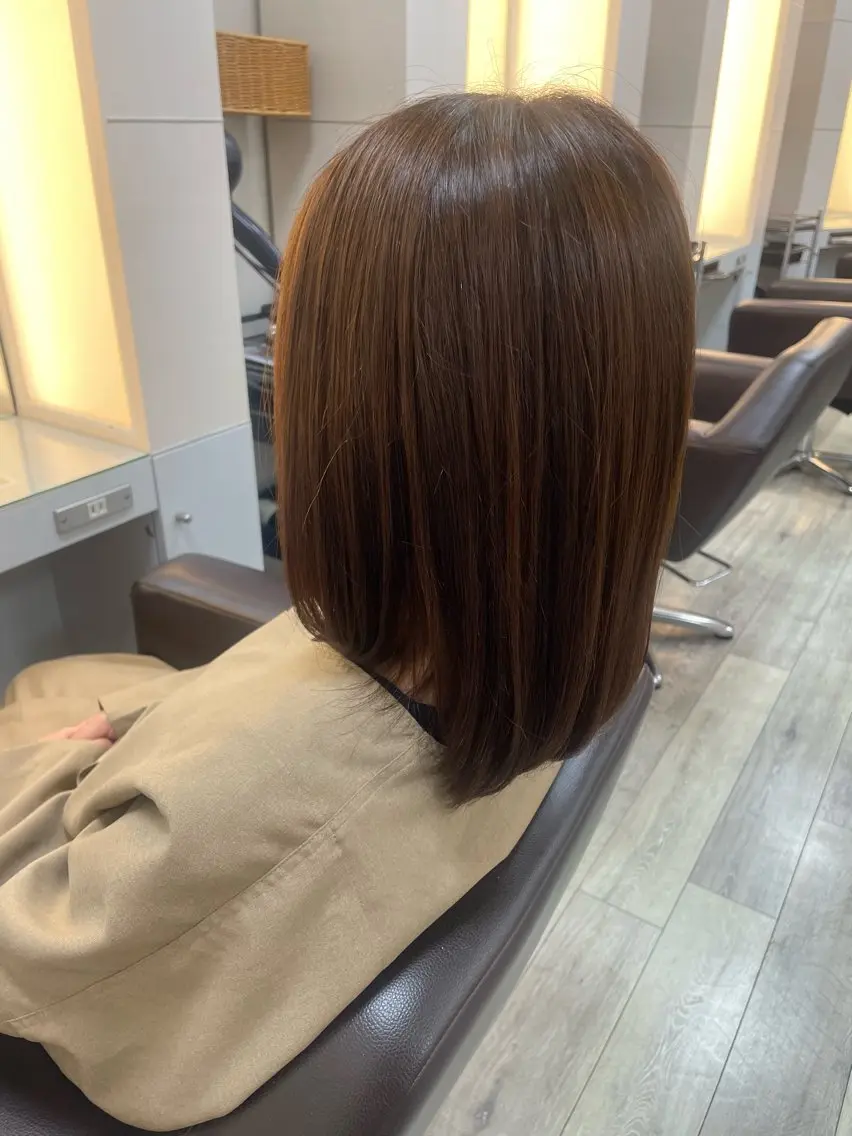 ミディアム こやま りほのヘアスタイル