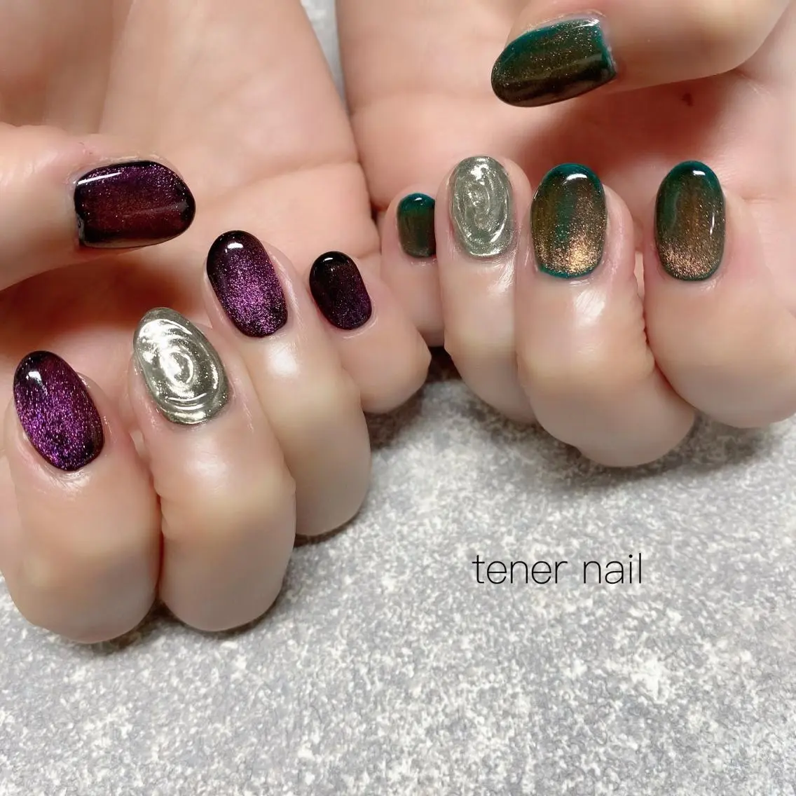 ネイル マグネットネイル テネルネイル tener nailのネイルデザイン