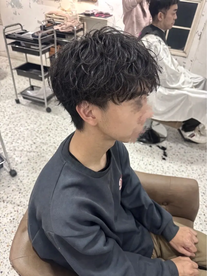 パーマ メンズ 伊関 優愛*.+ﾟのヘアスタイル
