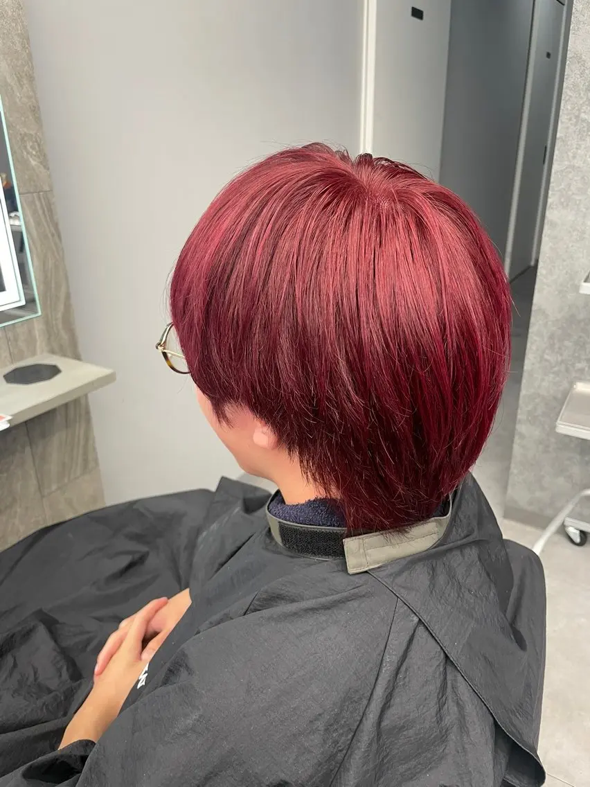 カラー ヘアカラー 【ALEAP】メンズ リョウスケのヘアスタイル