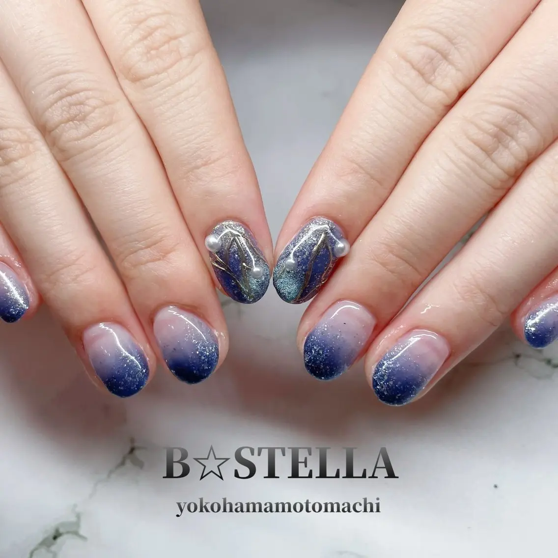 ネイル ハンドネイル B☆STELLA ANDOUのネイルデザイン