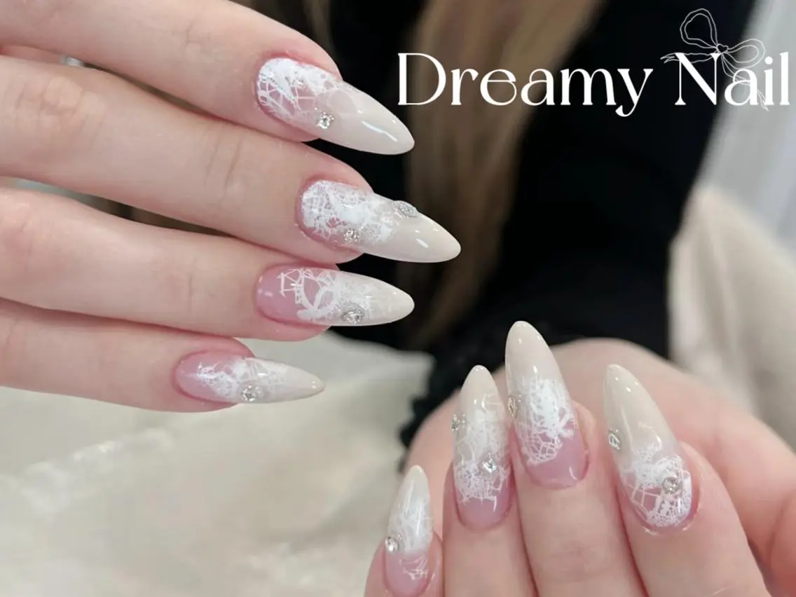 ネイル チークネイル 長さ出し フレンチネイル グラデーション マグネットネイル ハンドネイル ハンドケア 💕Dreamy KIYO💕のネイルデザイン