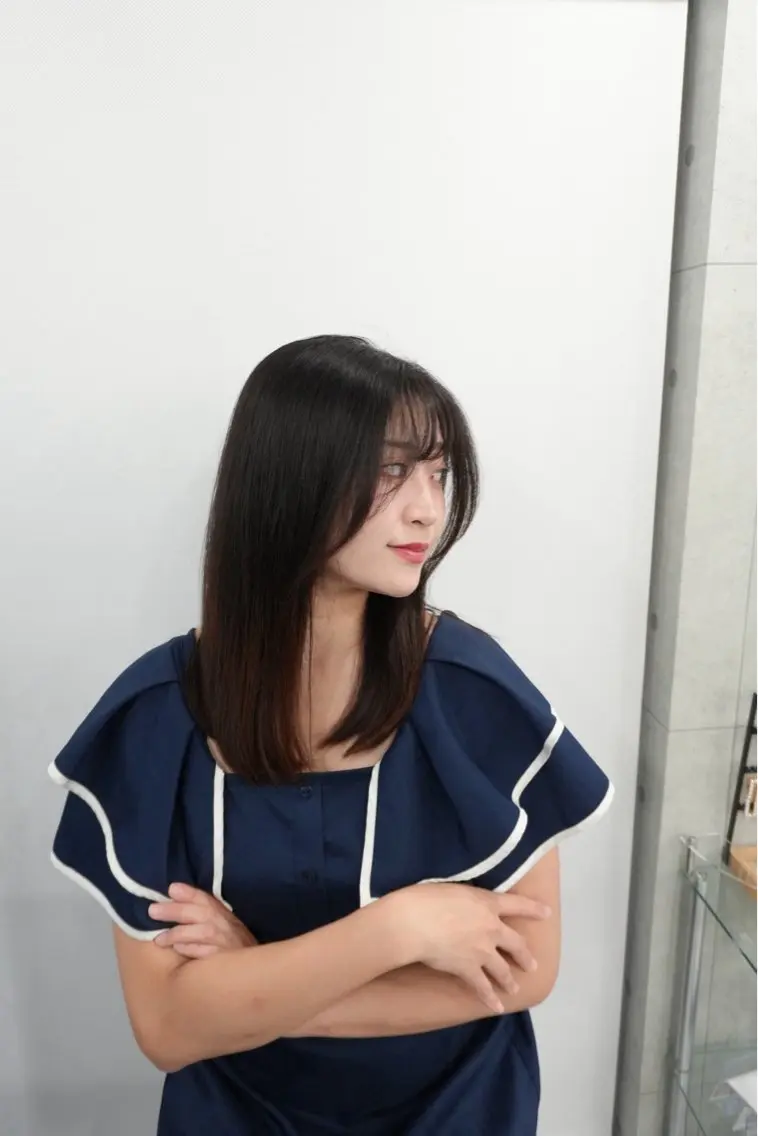 セミロング カラー カット ヘアカラー トリートメント Endearing 🌟銀座のヘアスタイル