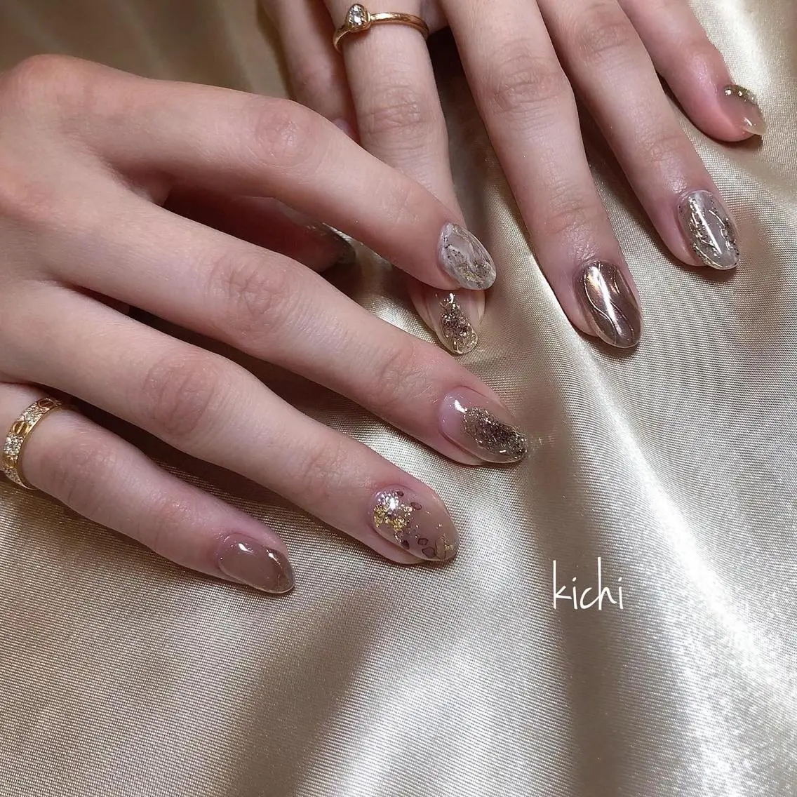 ネイル kichi･: *のネイルデザイン