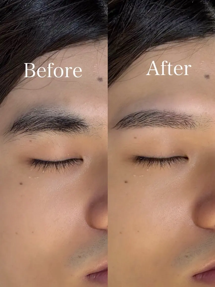 メンズ アイブロウ メンズパーマ メンズアイブロウ ワックス脱毛 眉カット その他(アイブロウ) メンズ眉毛/似合わせ /Natsuki🫧の眉毛・アイブロウイメージ