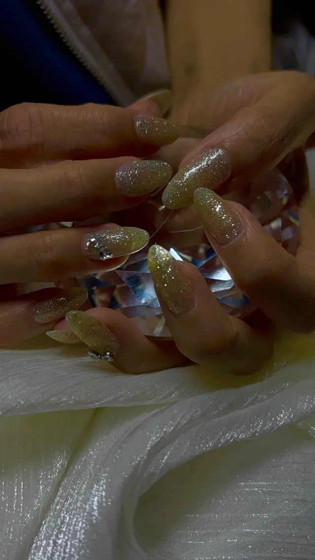 ネイル フラッシュネイル ワンカラーネイル リボン nail salon étoileのネイルデザイン