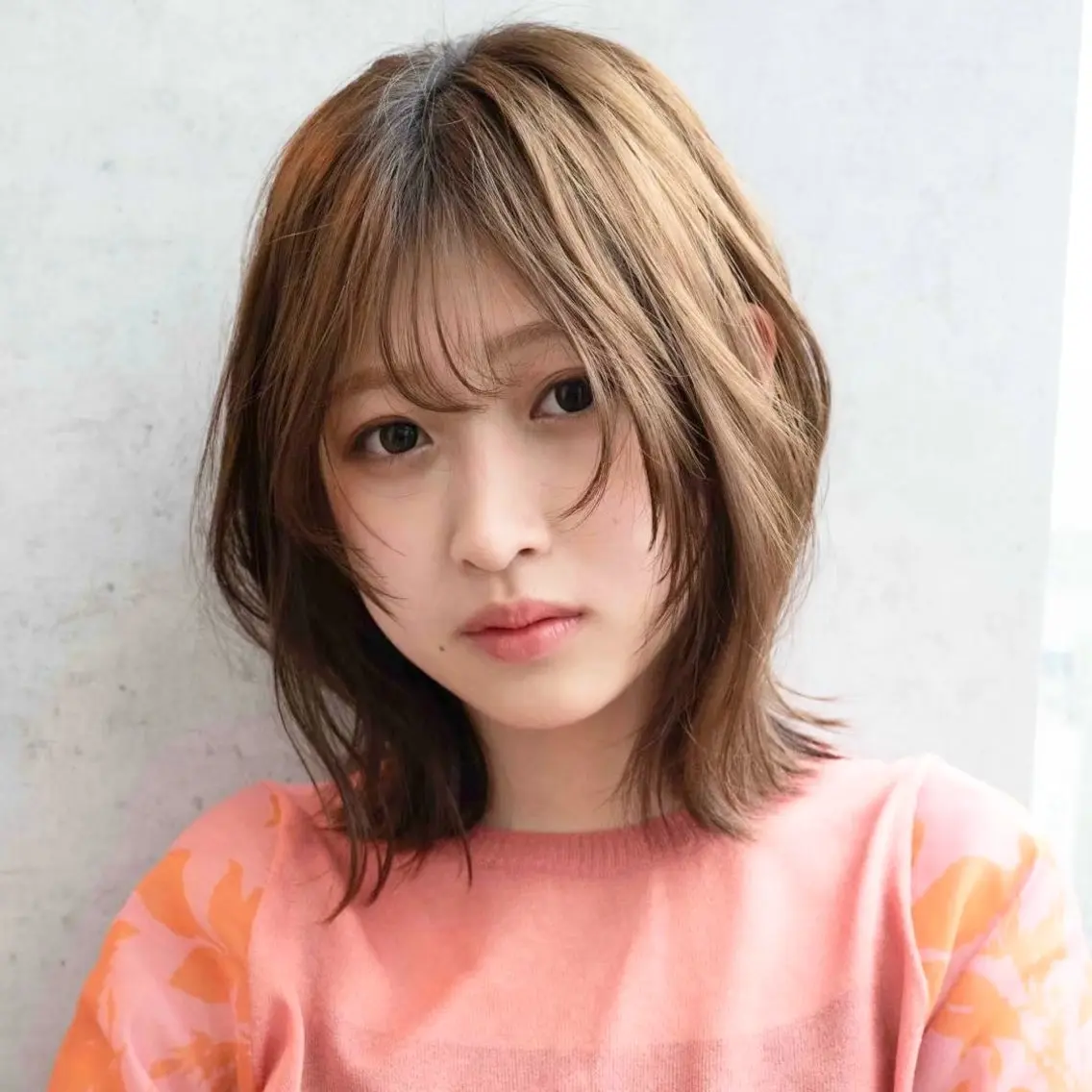 ミディアム ボブレイヤー ボブ レイヤーカット カット トリートメント レイヤー/艶カラー /パーマ💚千琴のヘアスタイル