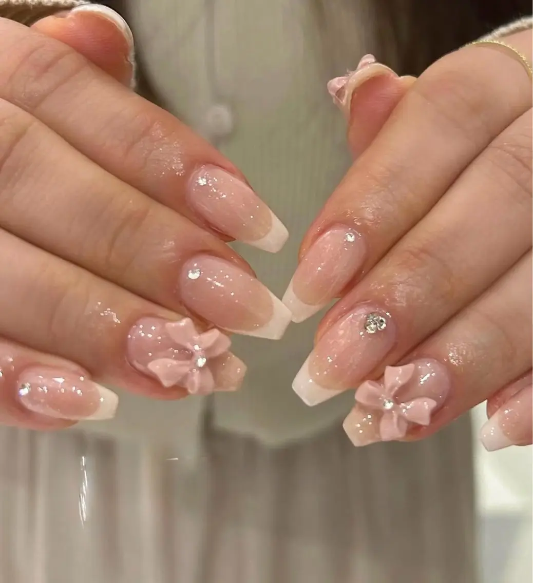 ネイル 韓国ネイル ニュアンスネイル シンプルネイル ワンホンネイル Nihonthy Nail 新宿のネイルデザイン