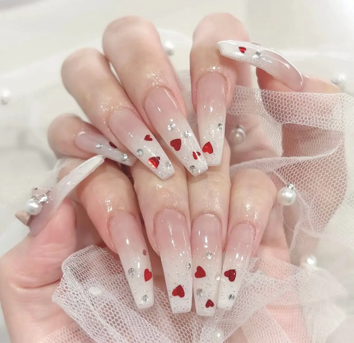 ネイル 長さ出し Mi nailsのネイルデザイン