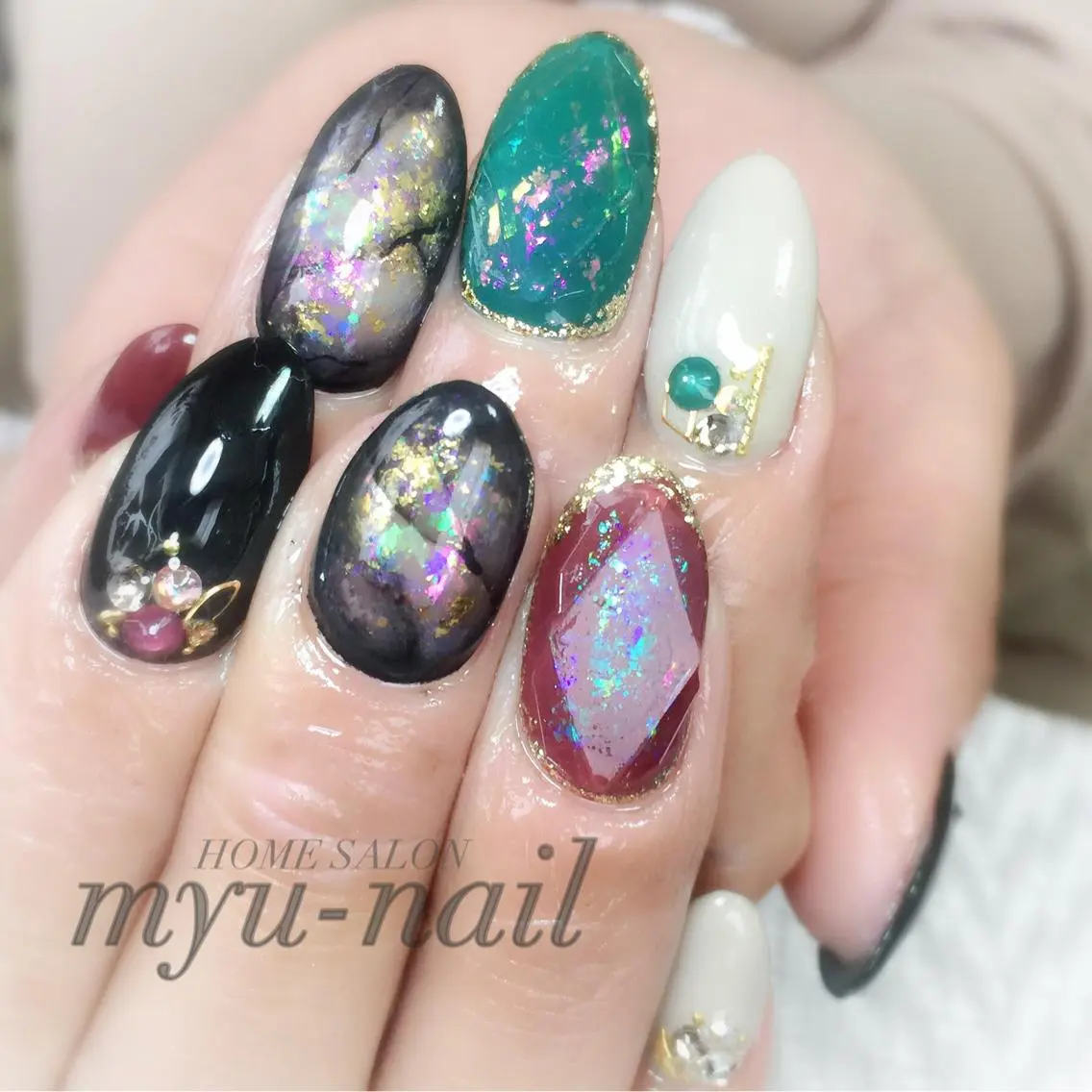 ネイル ハンドネイル ホームサロン myu-nailのネイルデザイン