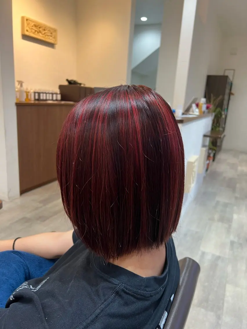 ミディアム ボブ 白田 妃美希のヘアスタイル