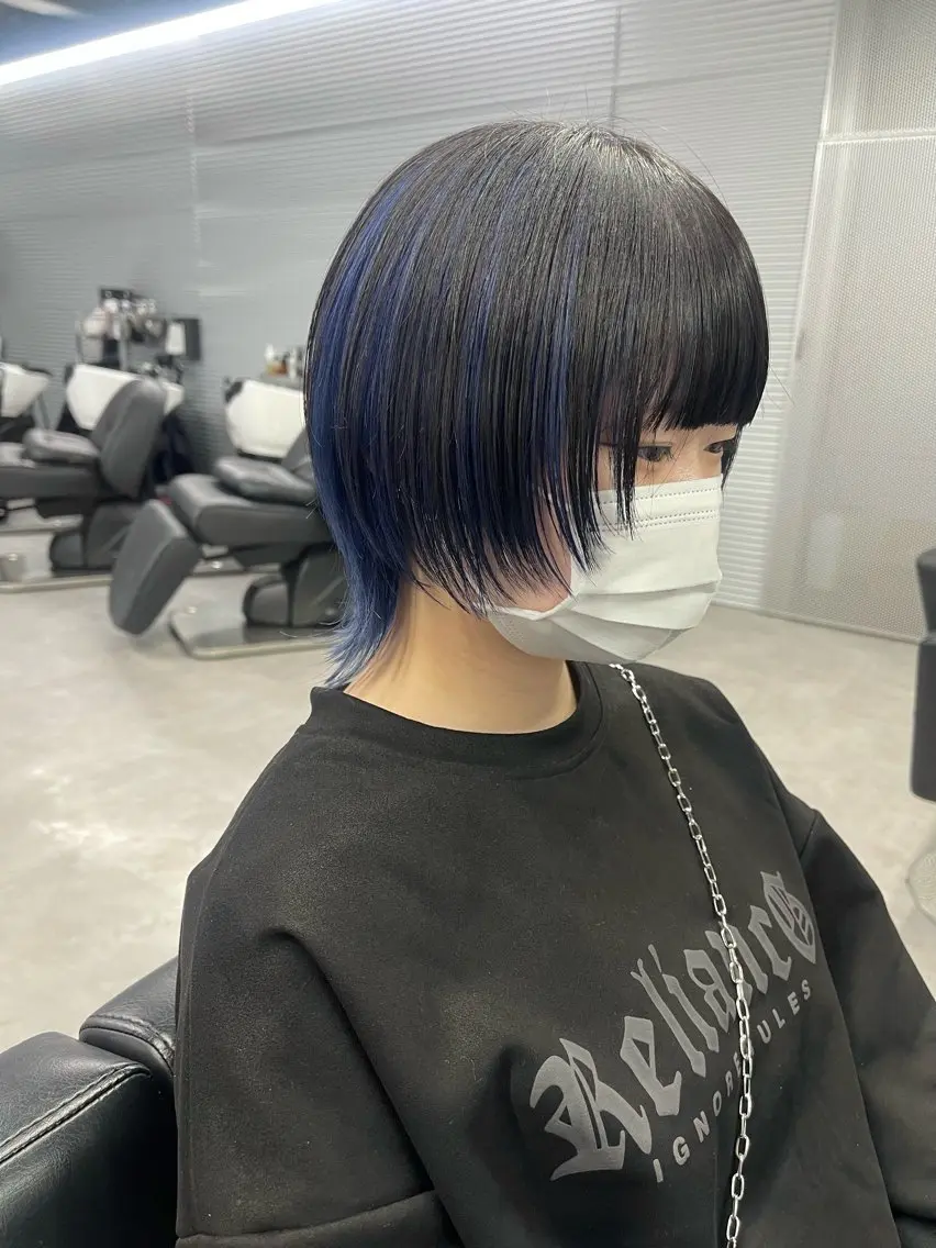 ショート ウルフカット 柏 ウルフ/レイヤー 田中佐和🐺のヘアスタイル