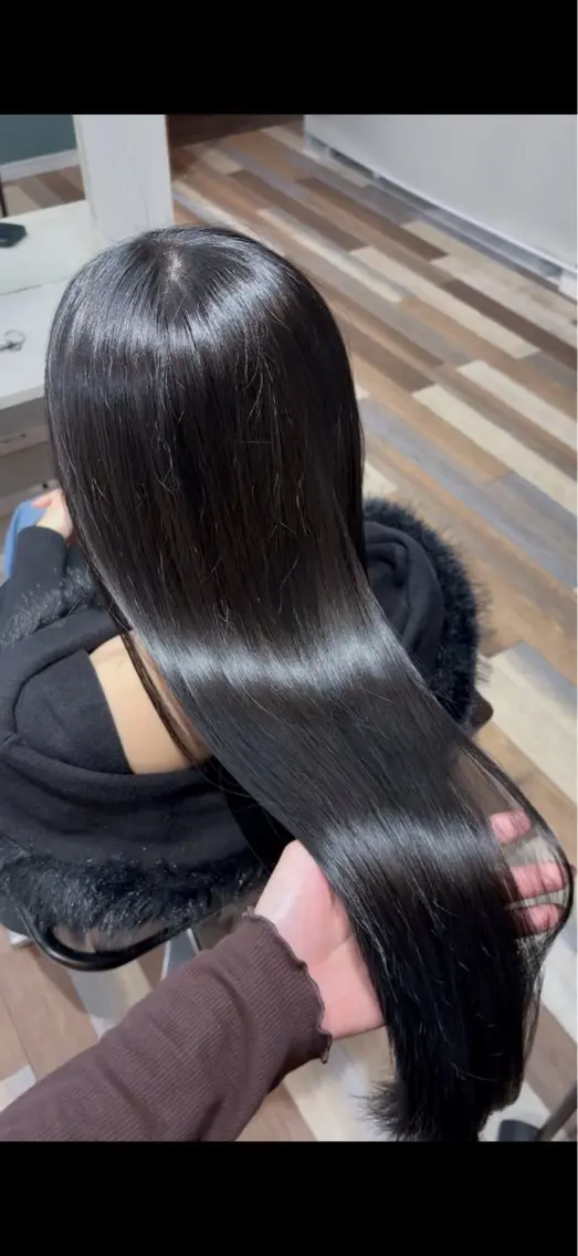 ロング ヘアカラー トリートメント 艶髪カラー/🤍 Juma🎀✨のヘアスタイル