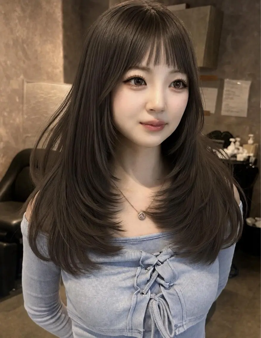 ロング カラー 🩰艶髪ワンカラー／ 大宮/はるあ🩰🏹のヘアスタイル