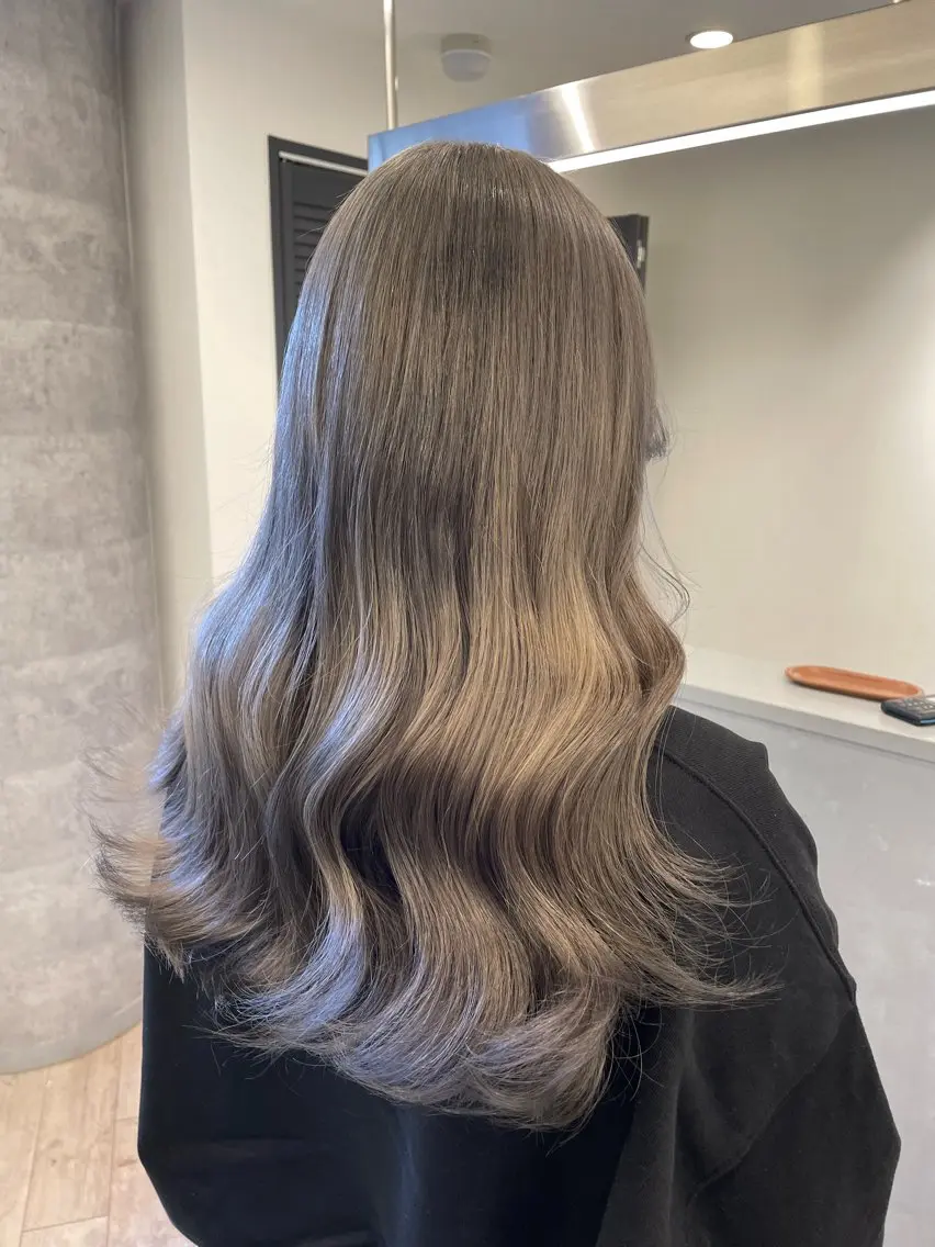 ロング ヘアカラー トリートメント ♡似合わせハイトーン ♡maiのヘアスタイル