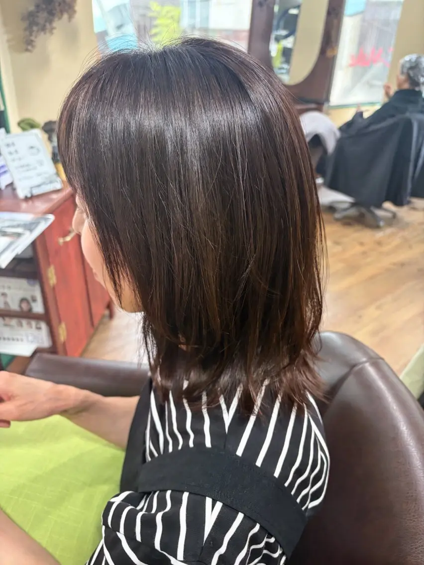 ミディアム ヘアカラー . kanokoのヘアスタイル