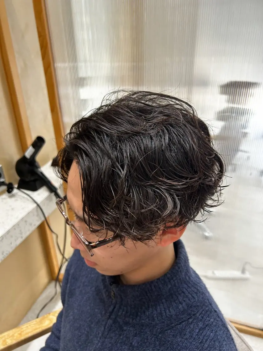 パーマ メンズ メンズパーマ スパイラルパーマ パーマ 🫧艶髪ボブ🫧 チカのヘアスタイル
