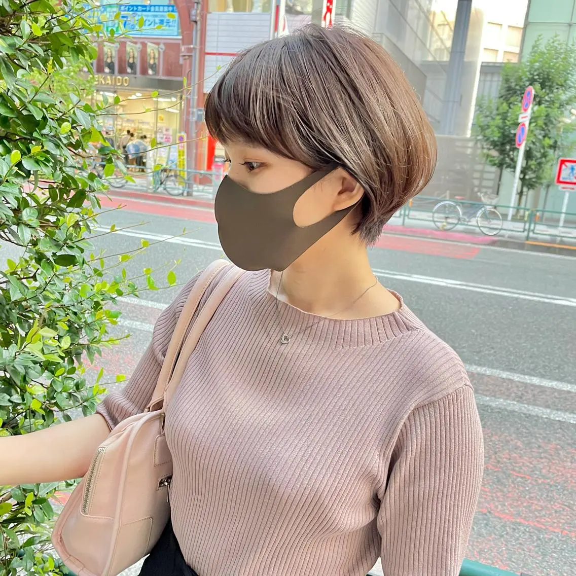 ショート カラー ショートヘア メンズカット メンズパーマのヘアスタイル