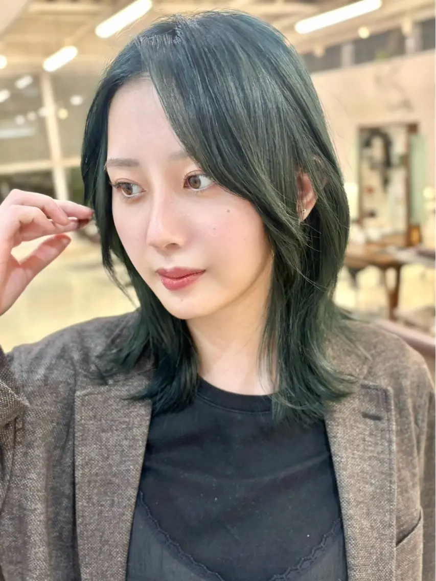 カラー ヘアカラー 掛川 真那斗のヘアスタイル