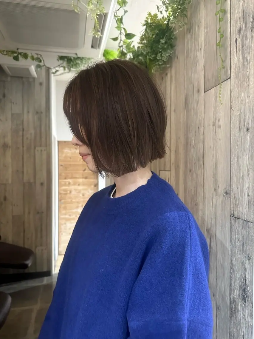 ショート カット ヘアカラー トリートメント ＨＩ ROのヘアスタイル