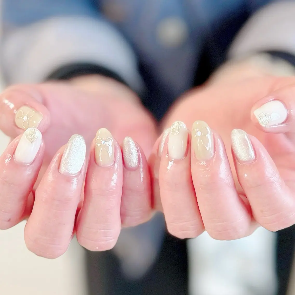 ネイル リボン nail salon kicchiのネイルデザイン