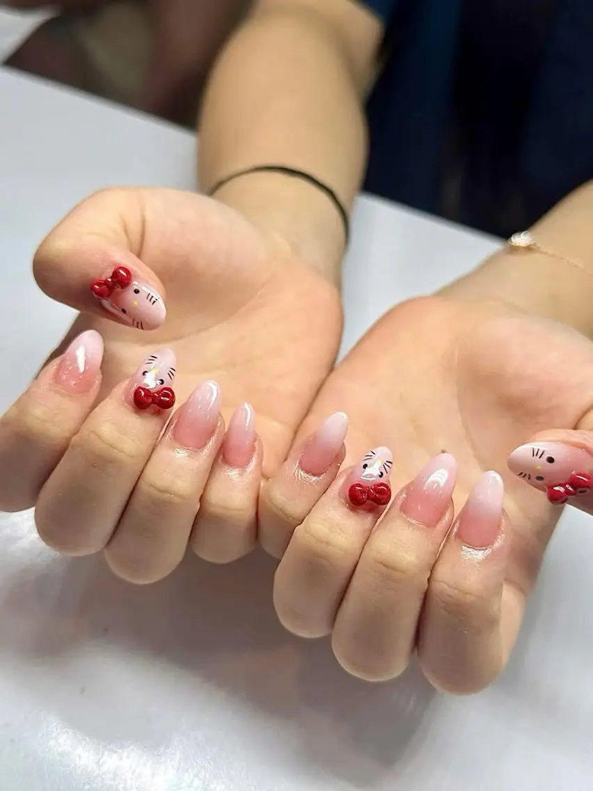 ネイル チークネイル フットネイル フレンチネイル グラデーション 韓国ネイル ハンドネイル YUKI NAILのネイルデザイン