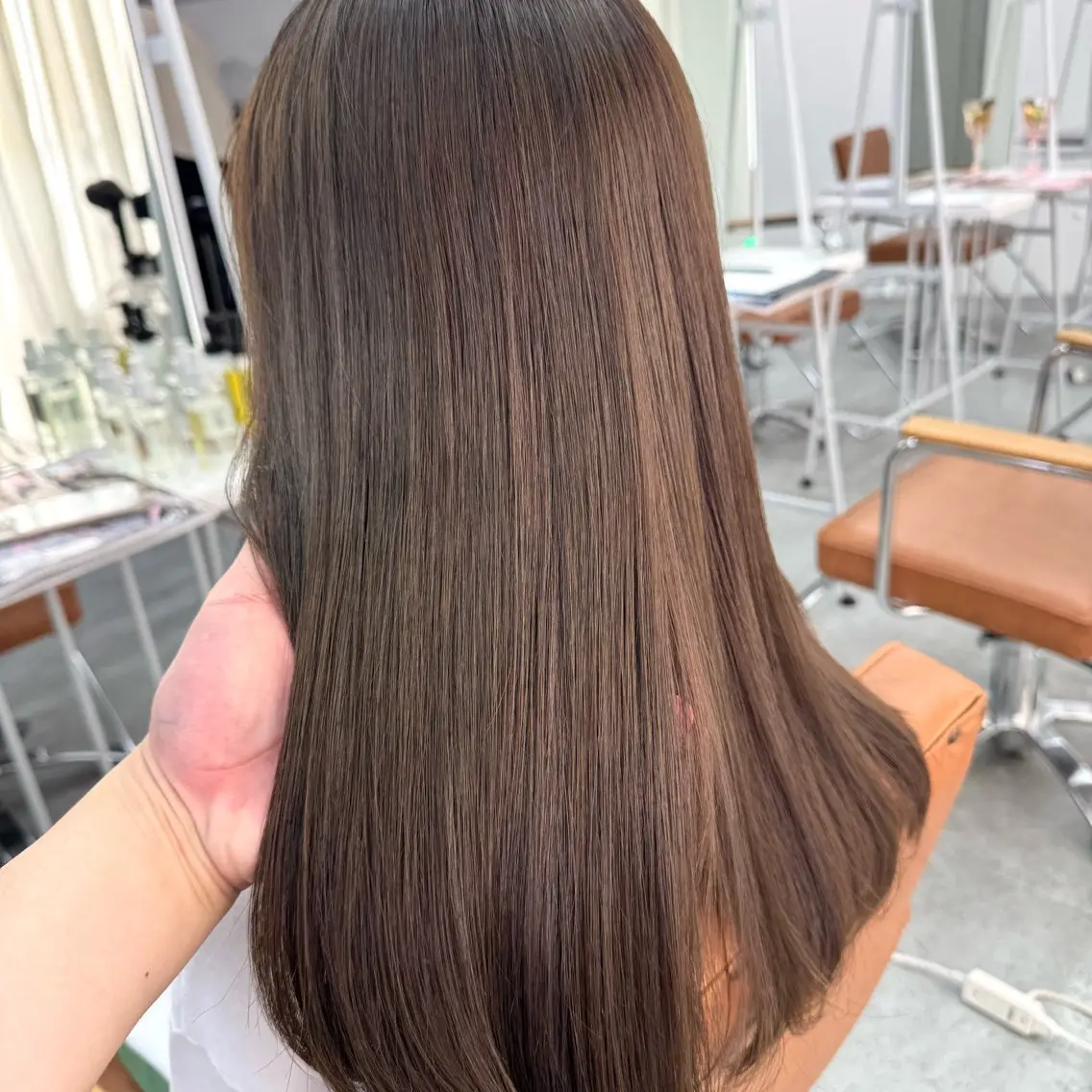ロング カラー ヘアアレンジ ヘアカラー ブリーチなしカラー /新百合ヶ丘/安形翔のヘアスタイル