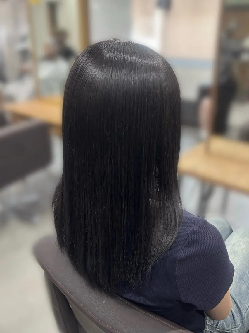 ミディアム カット ヘアカラー トリートメント 佐野 清良🍒♡のヘアスタイル