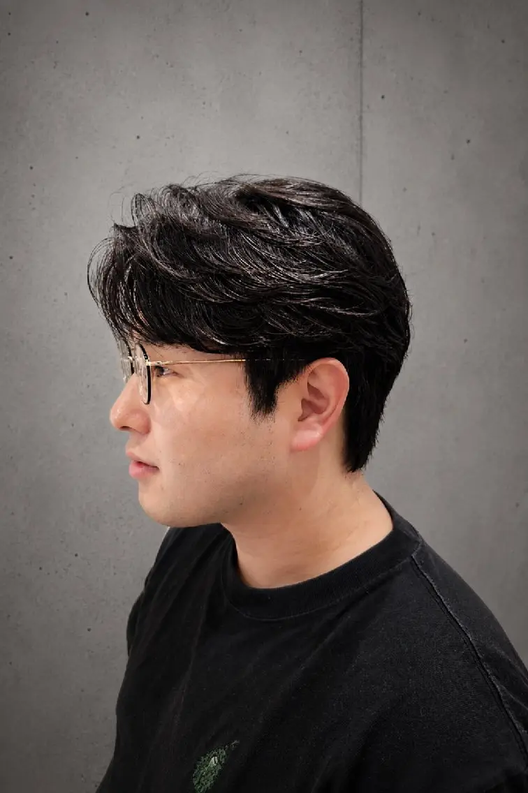 ショート カット パーマ トリートメント 社内カット講師・店長 菅原賢一のヘアスタイル