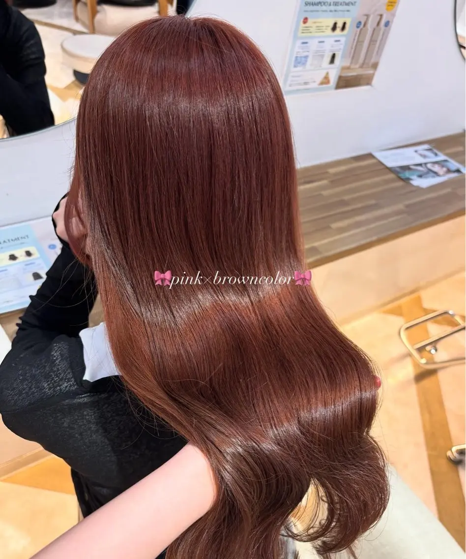ロング ヘアカラー トリートメント 上尾韓国レイヤー/ 艶カラー/しの🫧のヘアスタイル